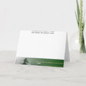 Mond und Berg Ranier an Karte (Rückseite)