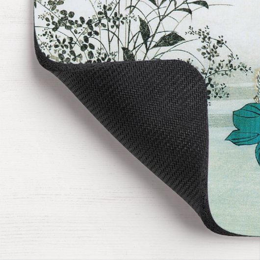 Mond und Blume Mousepad (Ecke)