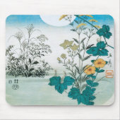 Mond und Blume Mousepad (Vorne)