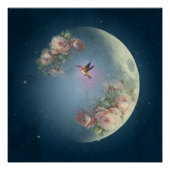 Mond und Blume - Poster (Vorderseite)