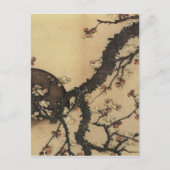 Mond und Blume Postkarte (Vorderseite)