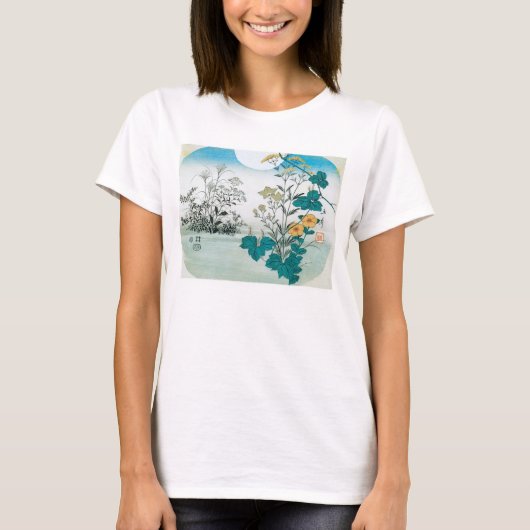 Mond und Blume T-Shirt (Vorderseite)