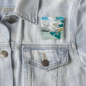 Mond und Blumen Button (Beispiel)