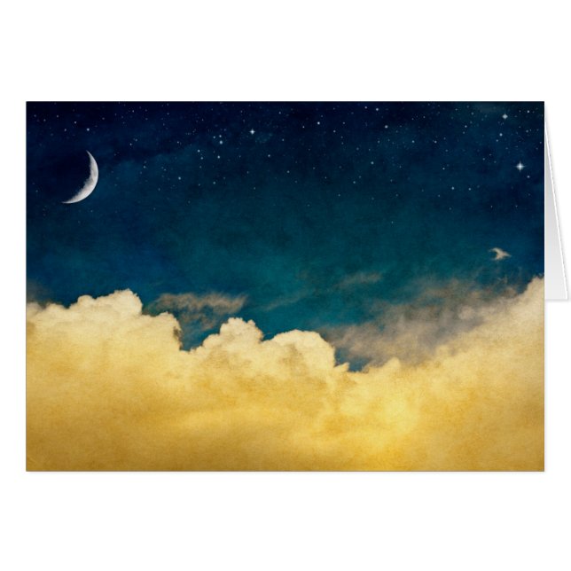 Mond und Cloudscape (Vorderseite (Horizontal))