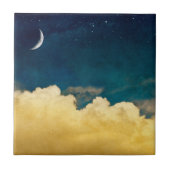 Mond und Cloudscape Fliese (Vorderseite)