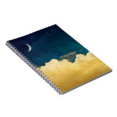 Mond und Cloudscape Notizblock (Rechte Seite)