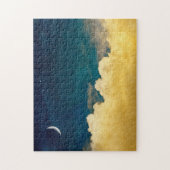 Mond und Cloudscape Puzzle (Vertikal)