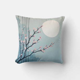 Mond und Fall Kissen