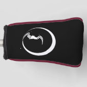 Mond und Fledermaus Golf Headcover (Vorderseite)