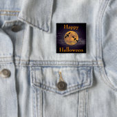 Mond und Fledermäuse Button (Beispiel)