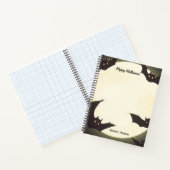 Mond und Fleet Happy Halloween Notizblock (Innenseite)