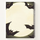 Mond und Fleet Happy Halloween Notizblock (Rückseite)