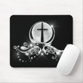 Mond und Kreuz Mousepad (Mit Mouse)