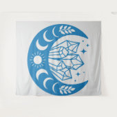 MOND UND KRISTEN WANDTEPPICH (Vorderseite (Horizontal))