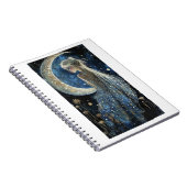 Mond und Lady-Notizbuch Notizblock (Rechte Seite)