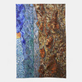 Mond und Landschaft Küchentuch (Vertikal)