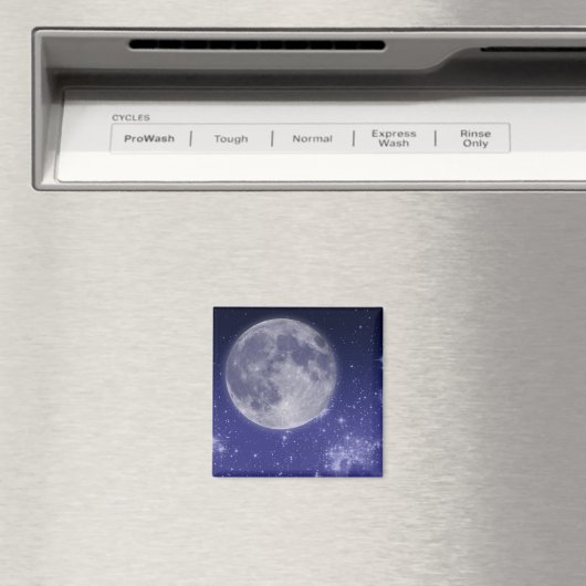 Mond und leuchtende Sterne Magnet (In Situ (Geschirrspüler))