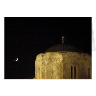 Mond und Moschee
