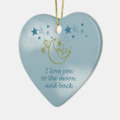 Mond und Rückseite Keramikornament (Links)