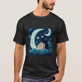Mond und Schlaf T-Shirt