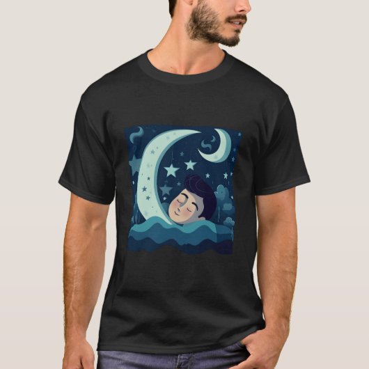 Mond und Schlaf T-Shirt (Vorderseite)