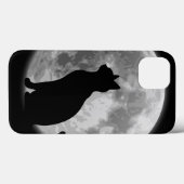 Mond und Schwarze Katze Case-Mate iPhone Hülle (Rückseite (Horizontal))