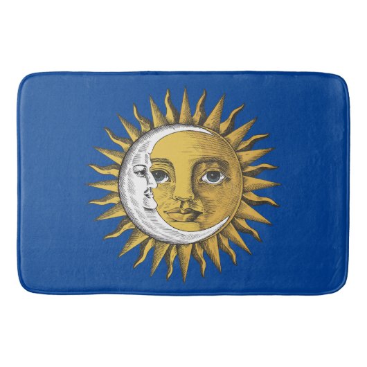 Mond und Sonne Badematte (Vorderseite)