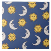 Mond und Sonne Fliese (Vorderseite)