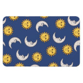 Mond und Sonne Magnet (Horizontal)