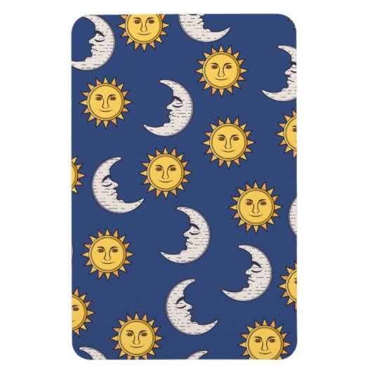 Mond und Sonne Magnet (Vertikal)