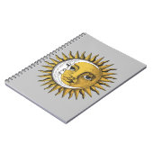 Mond und Sonne Notizblock (Linke Seite)