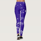 "Mond-und Stern-" Leggings-Strumpfhosen Leggings (Rückseite)