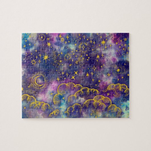 "Mond-und Stern-" Puzzle-Spiel (Gold-Usw.) Puzzle (Horizontal)