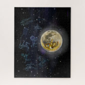 Mond und Sternbilder Puzzle (Vertikal)