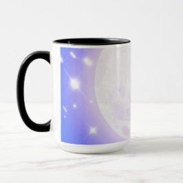 Mond und Sterne Blau Tasse