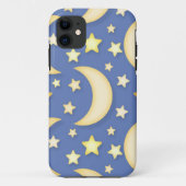 Mond und Sterne Case-Mate iPhone Hülle (Rückseite)