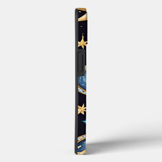 Mond und Sterne Celestial Case-Mate iPhone Hülle (Rückseite / Rechts)