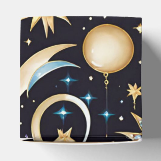 Mond und Sterne Celestial Cube Geschenkschachtel (Oben)