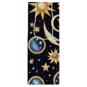 Mond und Sterne Celestial Geschenktüte Für Weinflaschen (Vorderseite)