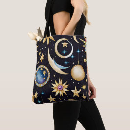 Mond und Sterne Celestial Tasche