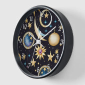 Mond und Sterne Celestial Uhr (Winkel)