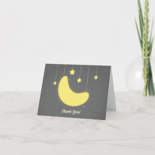 Mond und Sterne Dankeskarten Dankeskarte