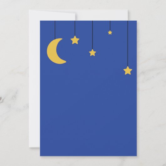 Mond und Sterne einladen (Vorderseite)