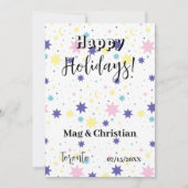 Mond und Sterne. Einladung (Vorderseite)