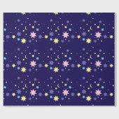 Mond und Sterne. Geschenkpapier (Flach)