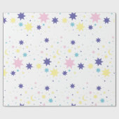 Mond und Sterne. Geschenkpapier (Flach)