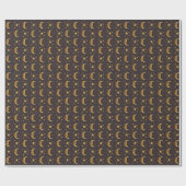 Mond und Sterne Geschenkpapier (Flach)