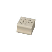 Mond und Sterne Gummistempel (Stempel)