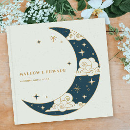 Mond und Sterne Himmelshochzeitsgästebuch Gästebuch