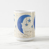 Mond und Sterne Kaffeetasse (Mittel)